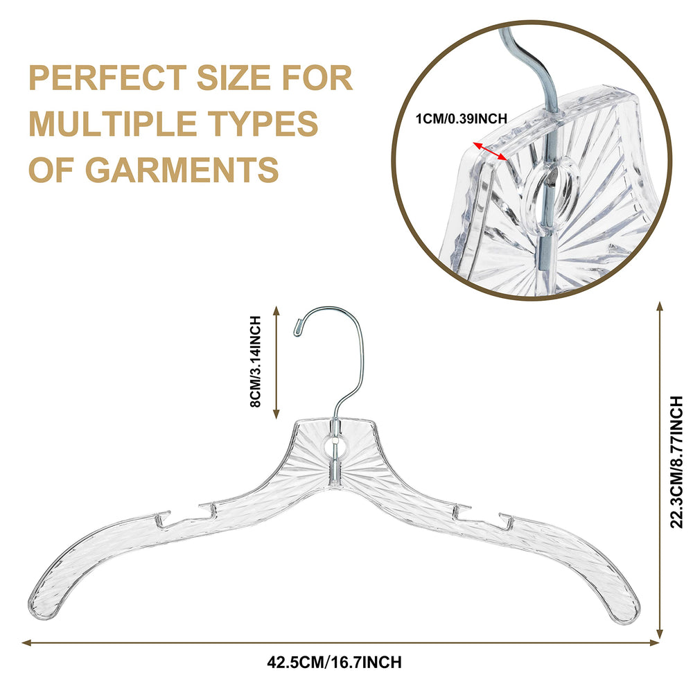 Quality Hangers comparación de tamaño con una botella, escala práctica