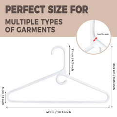Quality Hangers gancho lateral con cinturón y pañuelo, organización rápida