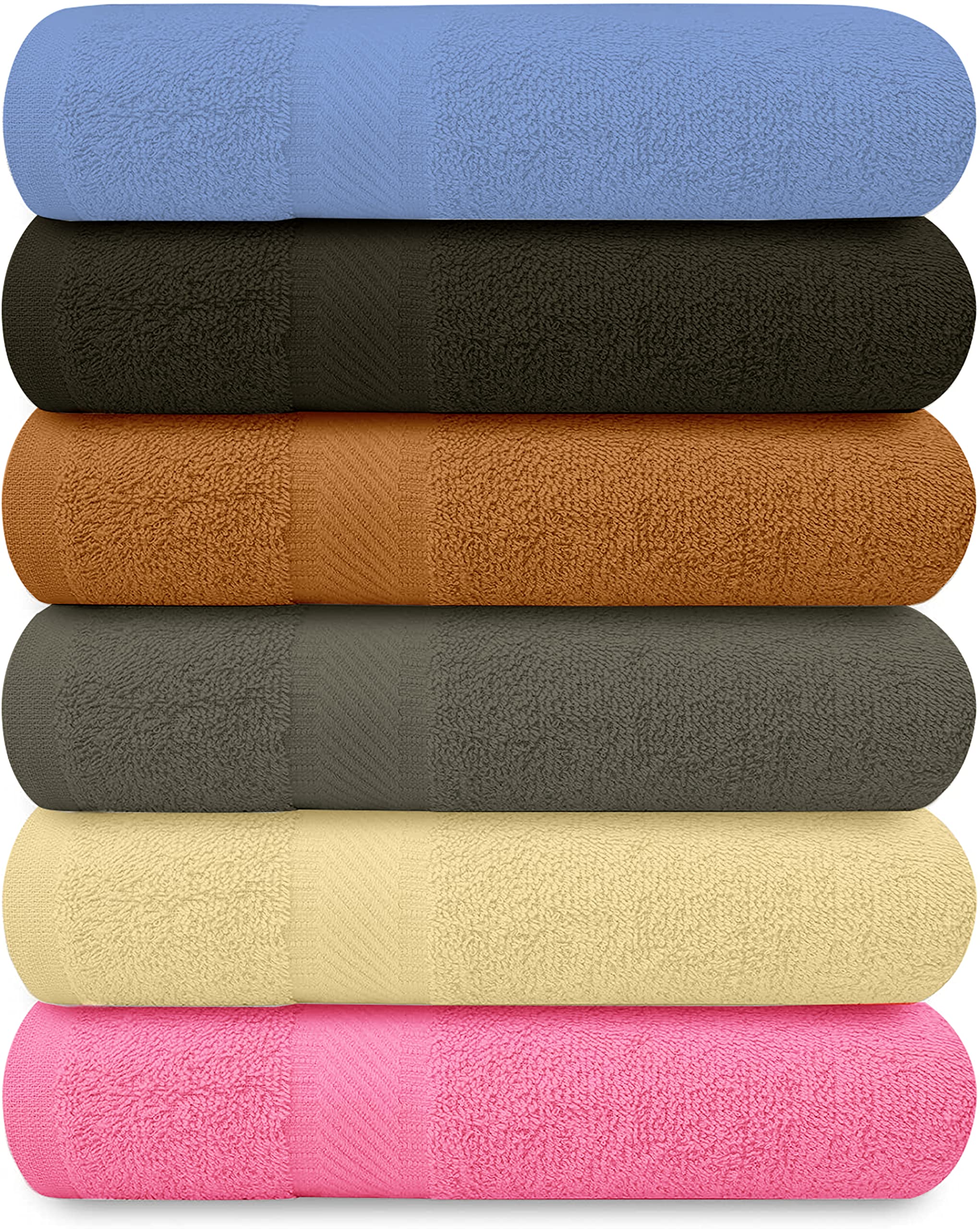 QUBA LINEN primer plano de la textura de algodón que resalta suavidad y absorción