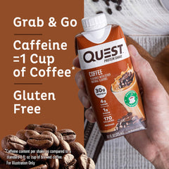 Quest batido en mano listo para beber, beneficio de conveniencia portátil