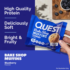 Etiqueta nutricional del producto Quest indicando proteína y carbohidratos netos