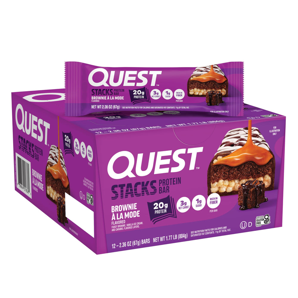 Quest frontal de la caja mostrando 12 barras, buena para almacenamiento