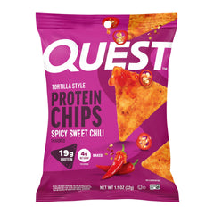 Quest caja 12 unidades frontal mostrando empaques individuales y conveniencia