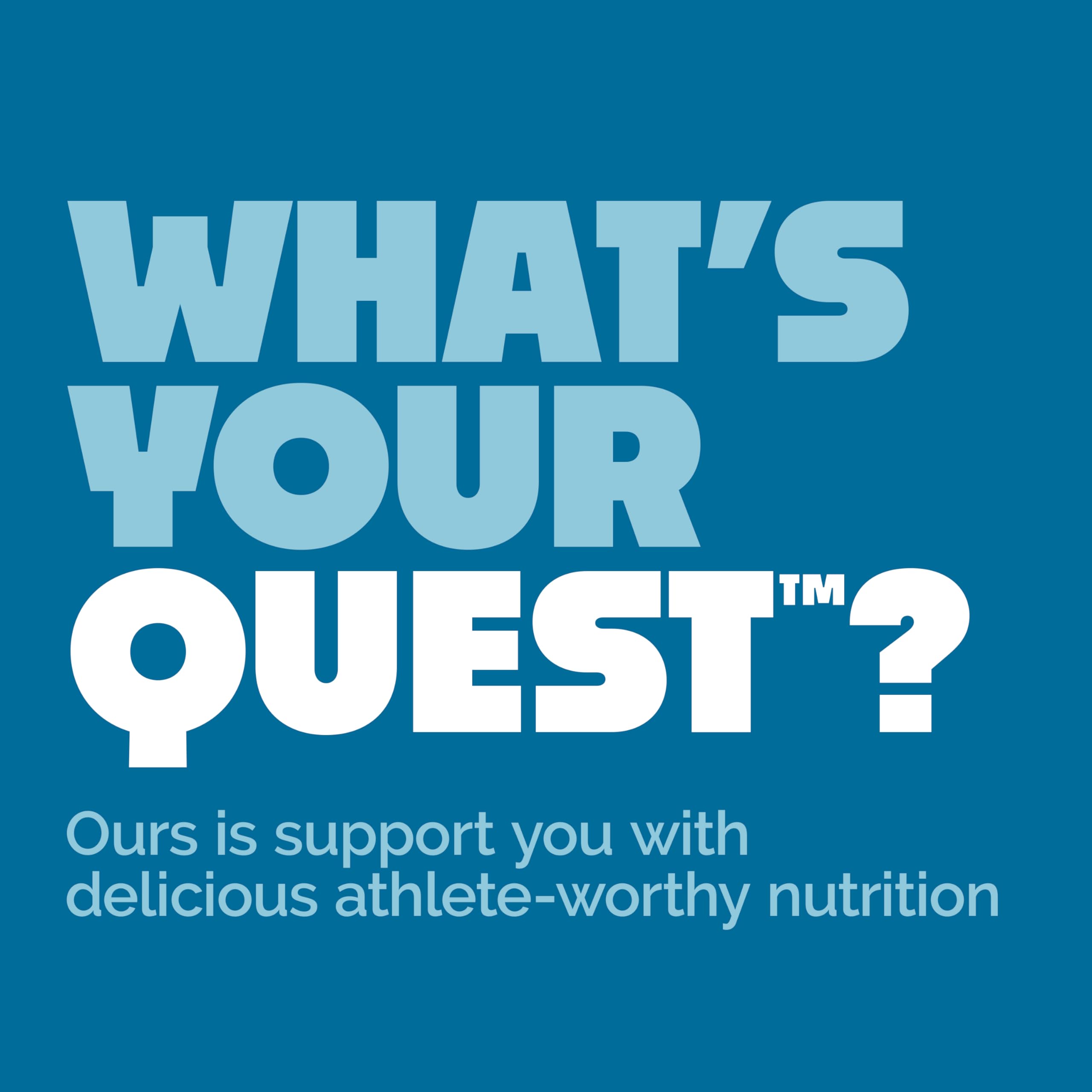 Quest etiqueta nutricional enfocada para ver datos de proteína y azúcar