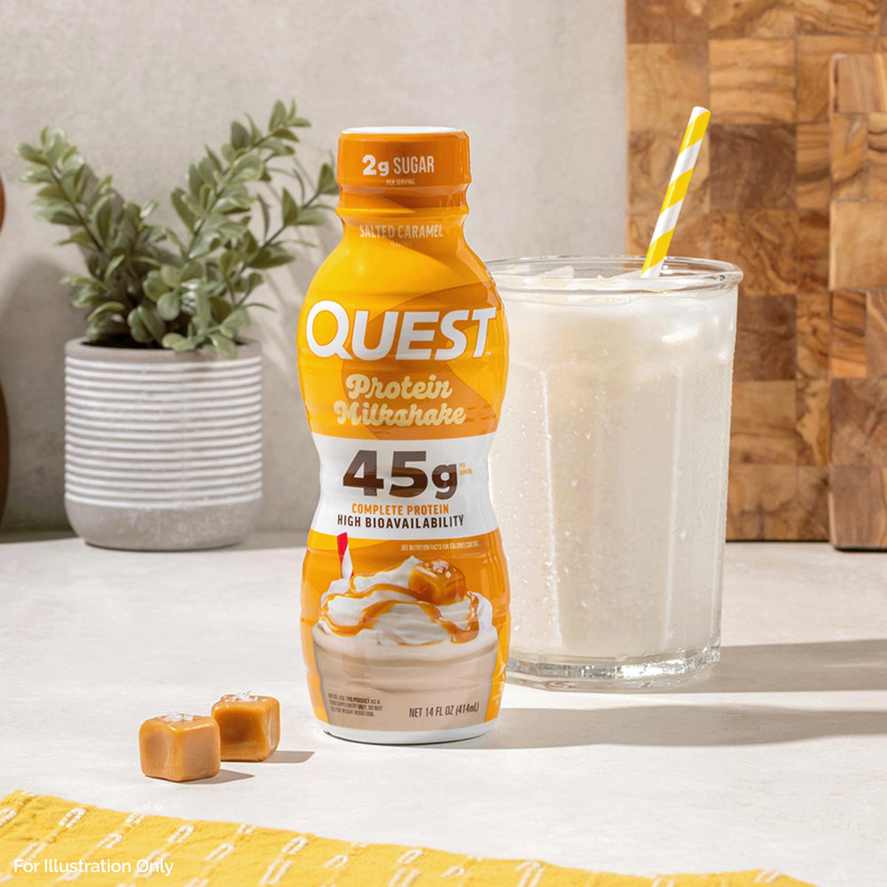 Quest bottle in hand demonstrating portable convenience and on-the-go use