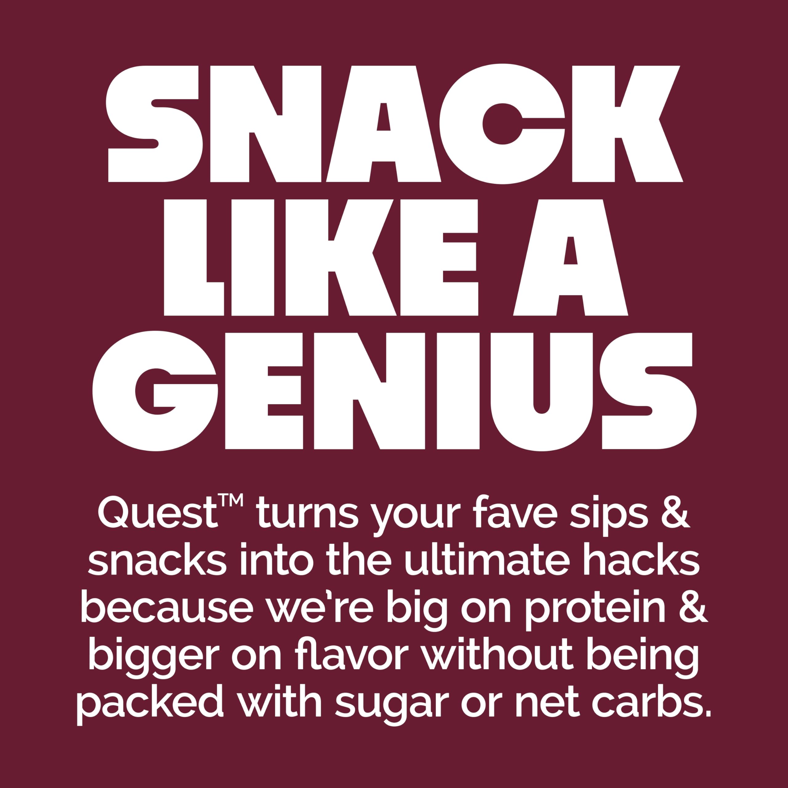 Quest Stacks etiqueta nutricional detallada mostrando 20 g proteína y 1 g azúcar
