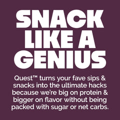 Quest chips en taco y ensalada añade proteína crujiente y sabor picante