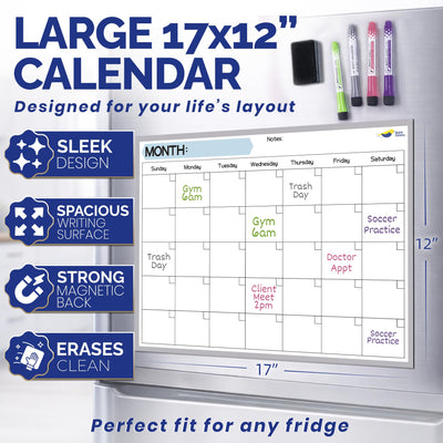 Quick Canary markers and magnetic eraser included for immediate use