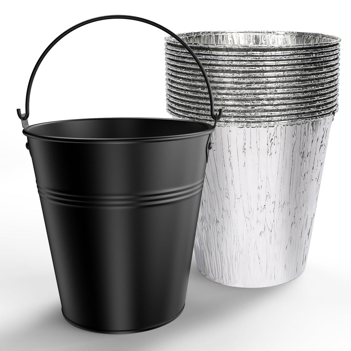 QuliMetal cubo frontal con asas mostrando durabilidad y fácil montaje