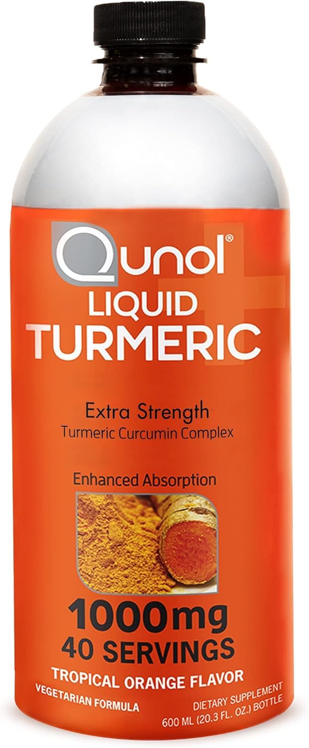 Qunol frente del frasco mostrando etiqueta y concentración de 1000 mg