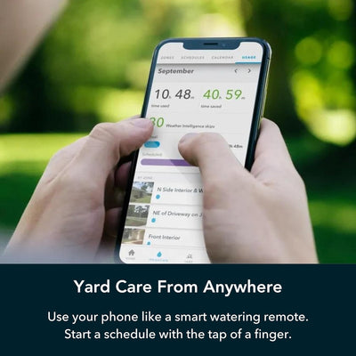 Rachio zone label detail showing organized wiring and accurate zone identification