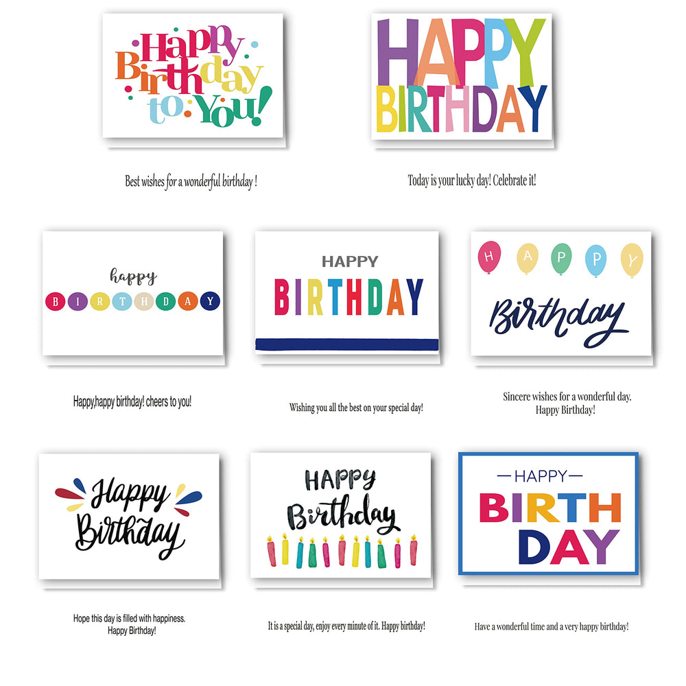 Racrico tarjeta abierta con mensaje interior legible, lista para firmar