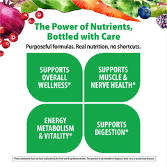 Rainbow Light mezcla de superfoods (spirulina, remolacha) mostrando origen natural