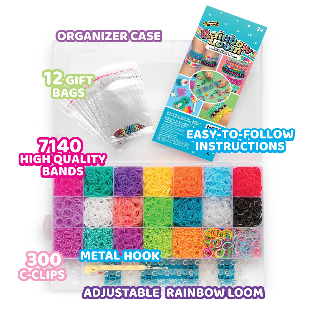 Rainbow Loom metal hook detail highlighting ergonomic grip for precise crafting