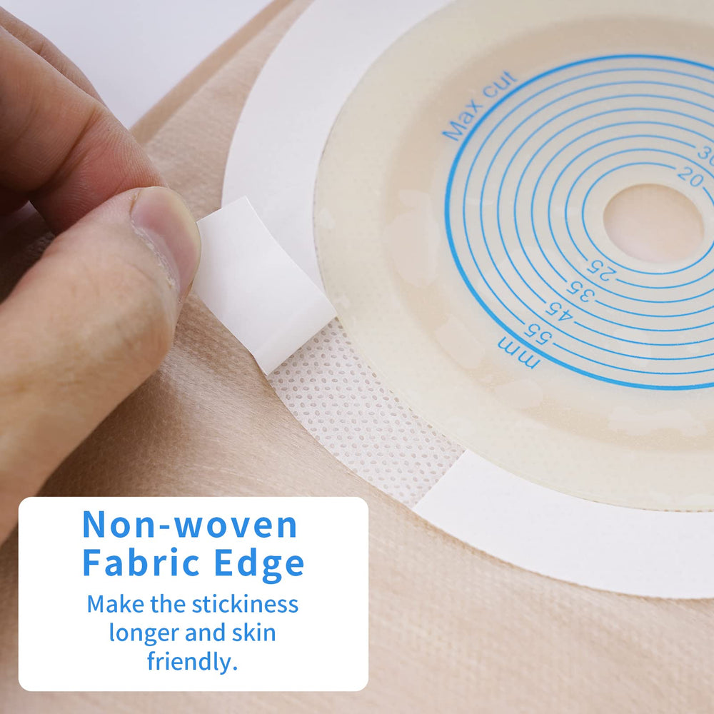 Rainlotus pouch next to ruler showing cut-to-fit sizing range