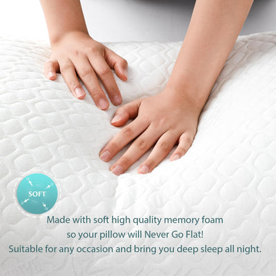 Rainmr pillow styled on bed, presents comfort and versatile lounging benefit