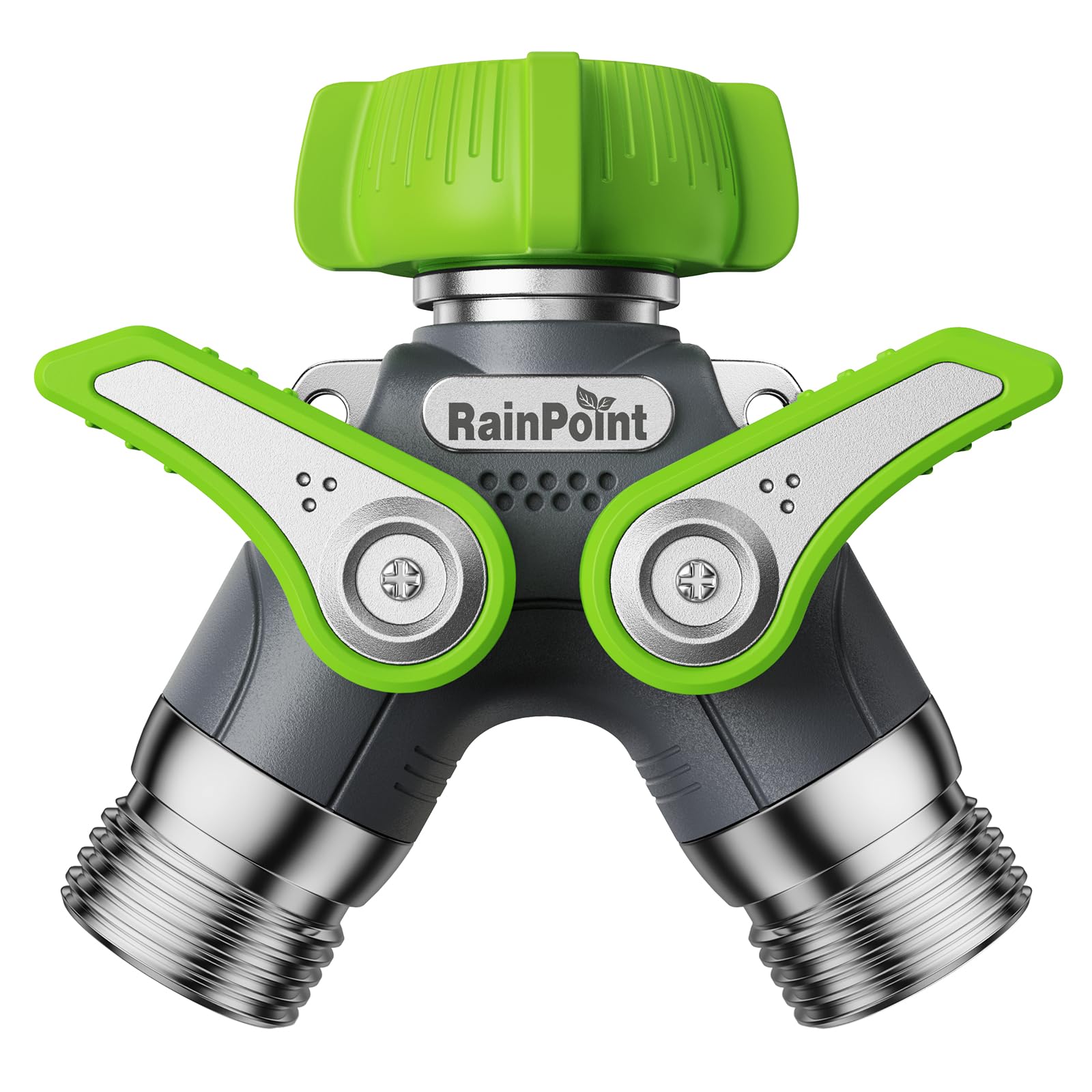 RAINPOINT frente del divisor metálico mostrando acabados robustos y diseño duradero