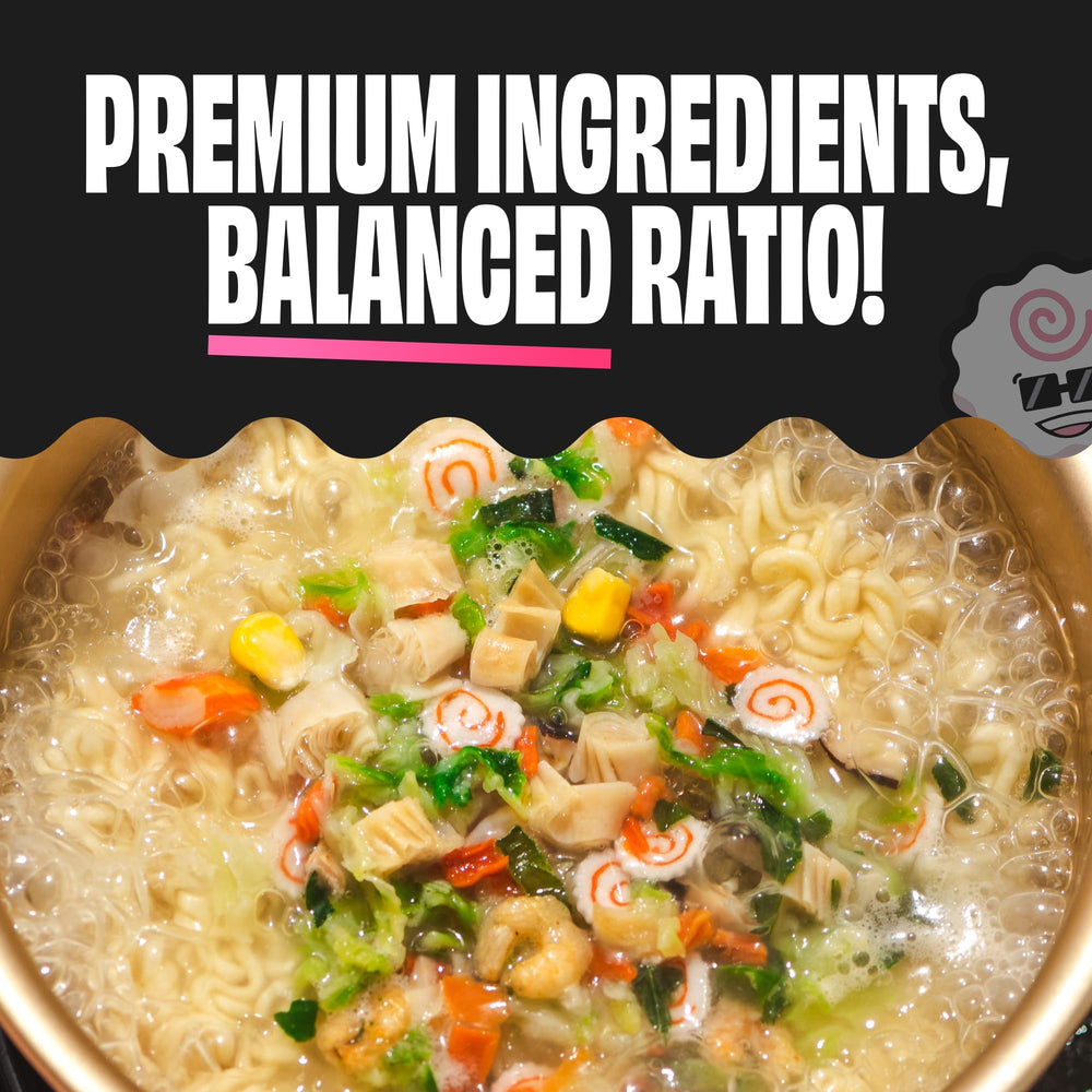 Ramen Bae primeros planos de camarones que resaltan textura y sabor