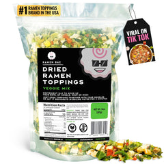 Ramen Bae frente del paquete mostrando mezcla de vegetales listos para usar