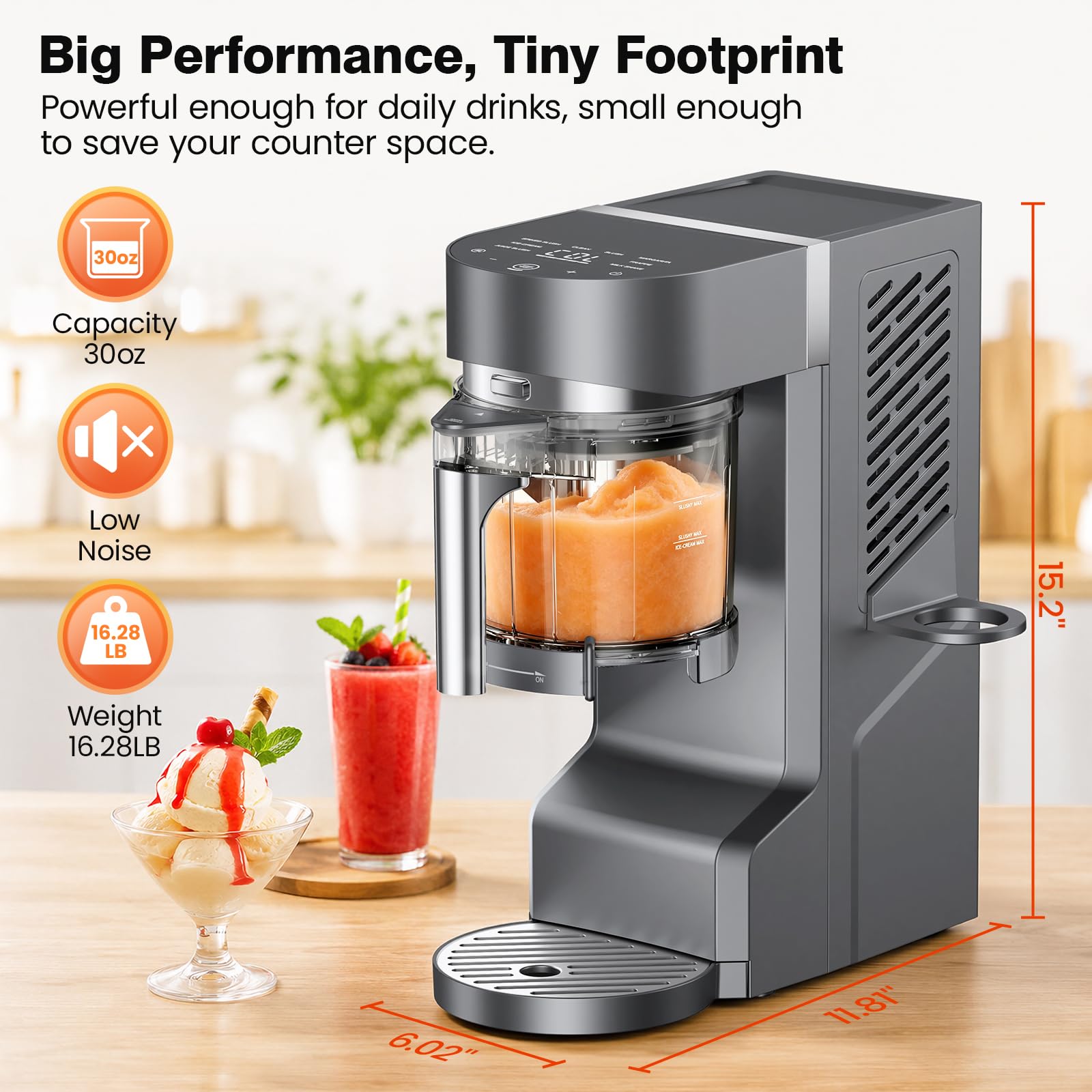 Ranvaira on kitchen countertop, compact design for family gatherings and parties