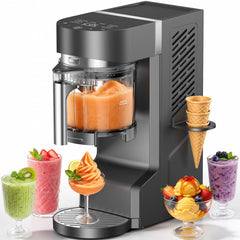 Ranvaira front view showing compact light-gray machine, perfect for home counters