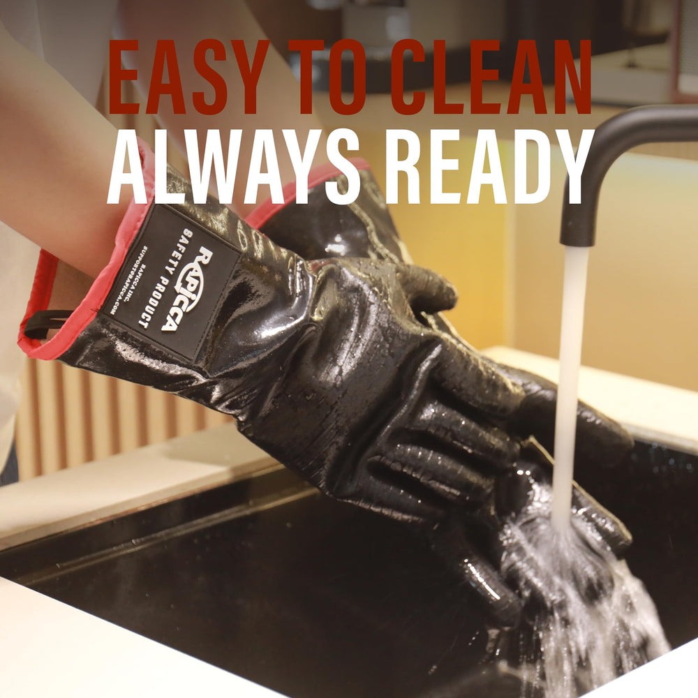 RAPICCA gloves used at campfire delivering protection and confidence