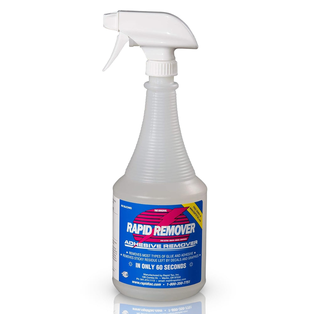 Rapid Tac front label showing product name and size for quick identification