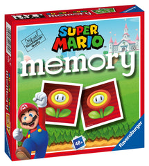 Ravensburger primer plano de cartas Super Mario que facilita reconocimiento visual