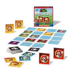 Ravensburger niños jugando Memory Super Mario mejorando memoria y coordinación