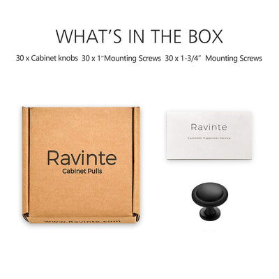Ravinte knob on drawer in use demonstrating comfortable daily handling