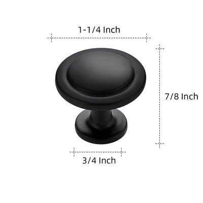 Ravinte knobs installed on cabinet door showing cohesive finish update