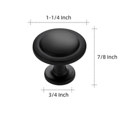 Ravinte knobs installed on cabinet door showing cohesive finish update