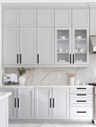 Ravinte handles installed in kitchen lifestyle scene showing cohesive aesthetic
