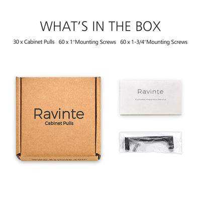 Ravinte rear view with screw showing easy installation compatibility