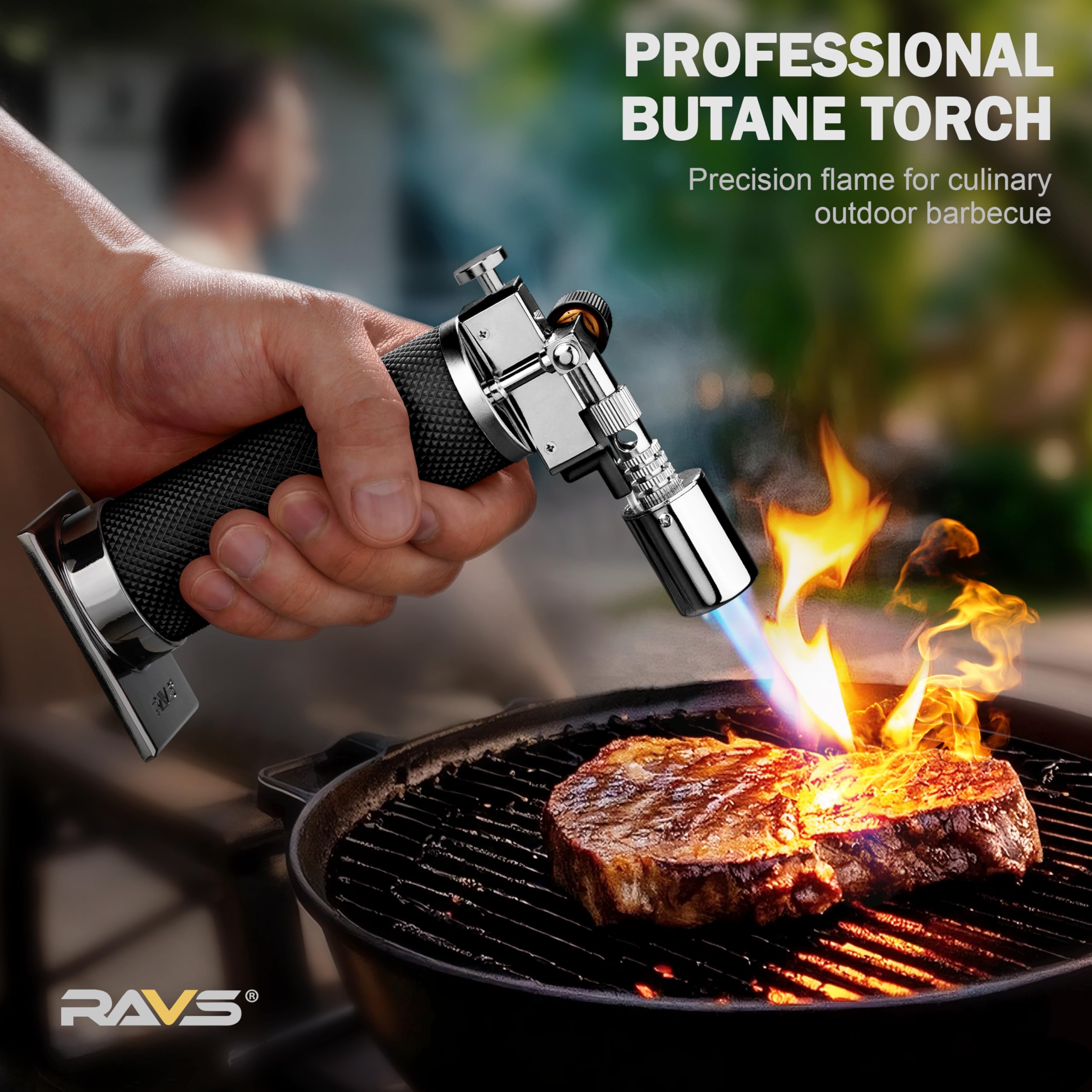 RAVS mango ergonómico antideslizante para agarre seguro y cómodo