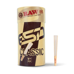 RAW paquete frontal mostrando 150 conos, conveniencia al instante