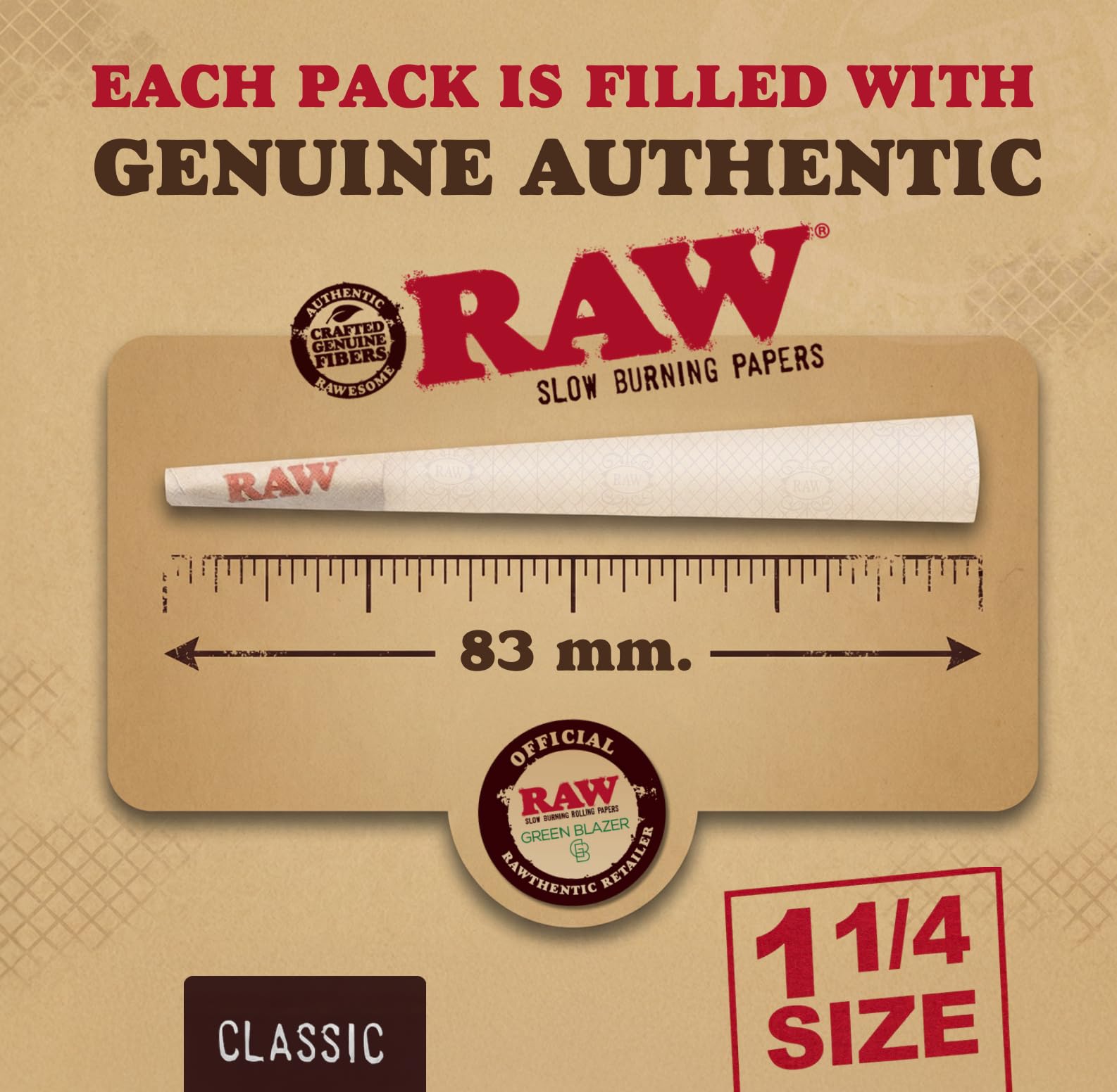 RAW cono siendo llenado a mano, rapidez y limpieza garantizada
