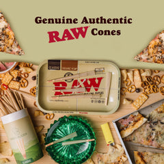 RAW cono siendo rellenado para preparación rápida y sencilla