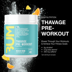 RAW Thavage powder texture close-up highlighting fine mixability benefit