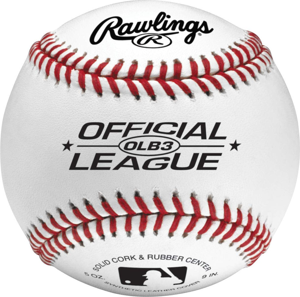 Rawlings close-up of raised seams for improved grip and control