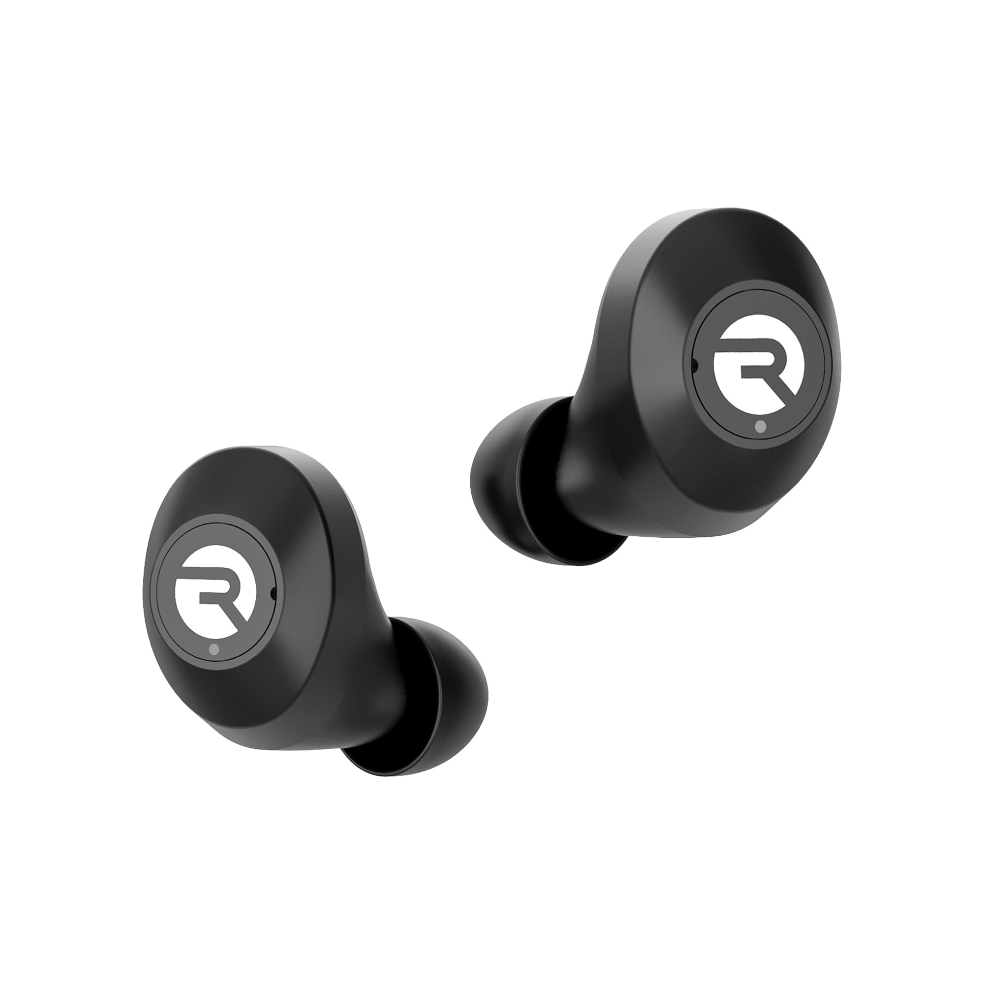 Raycon auriculares primer plano con textura y acabado premium que mejora la comodidad