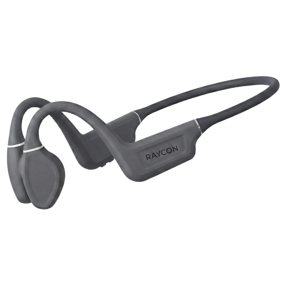 Raycon close-up pad detail highlighting bone conduction surface for comfortable audio