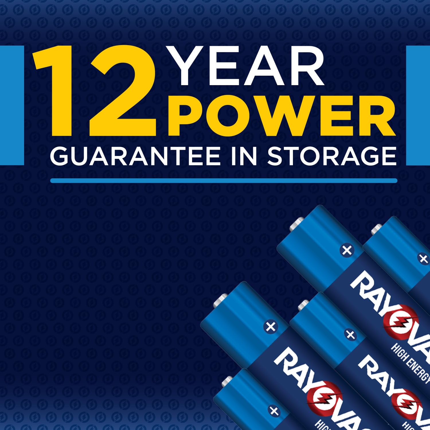 Rayovac AA power ring detail demonstrating stable performance feature