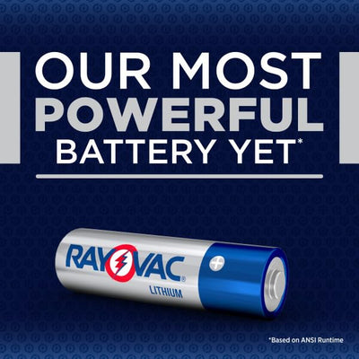 RAYOVAC pack dentro de kit de emergencia, almacenamiento seguro y listo