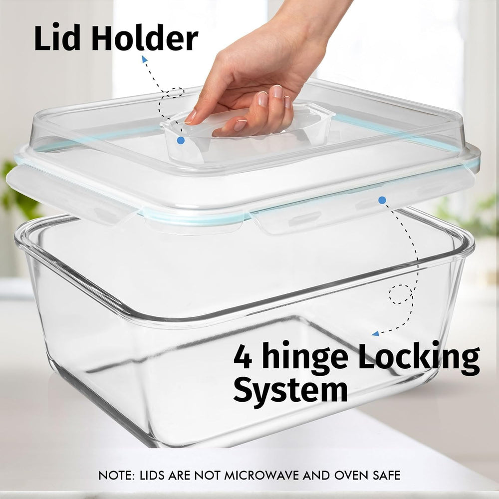 Razab glass container frozen with label in freezer, freezer-safe long-term storage