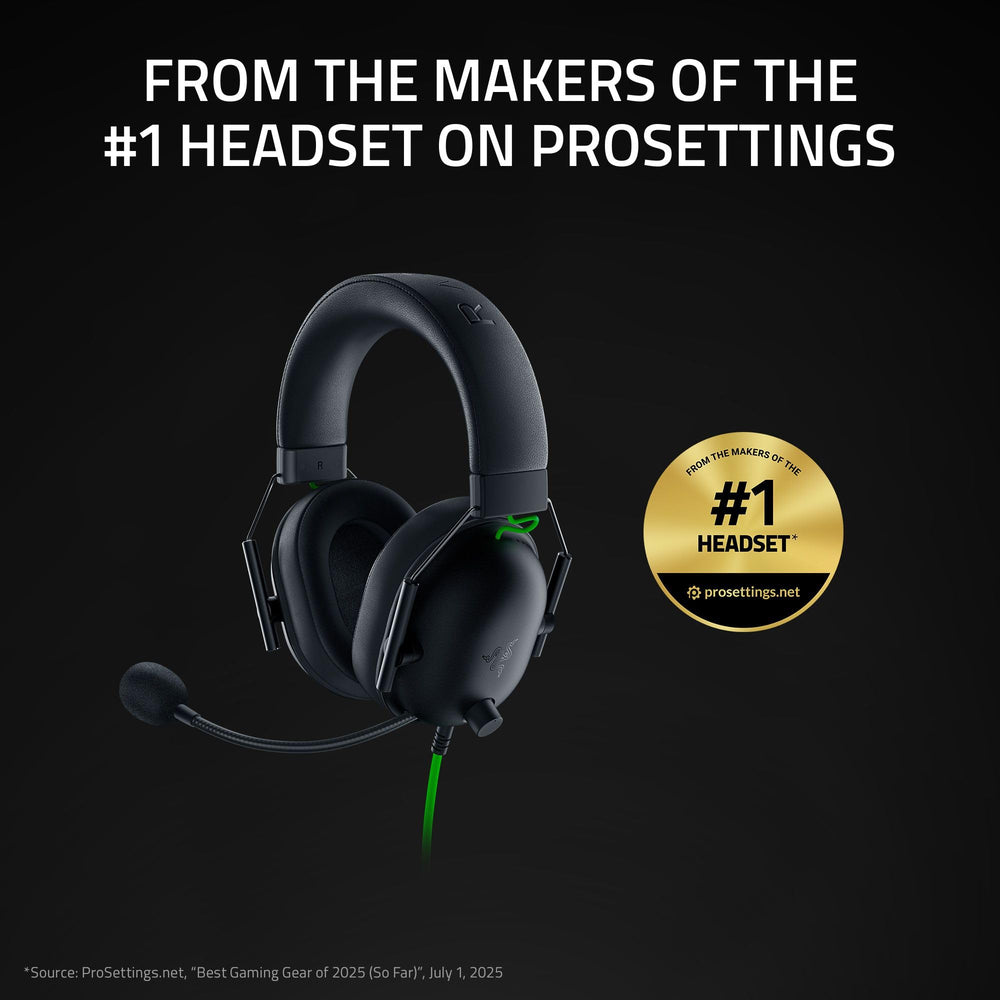 Razer BlackShark V2 X detalle lateral del arco resistente y acabado