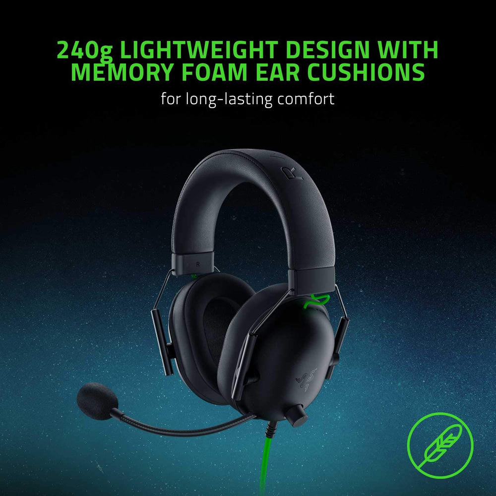 Razer BlackShark V2 X conector de 3,5 mm para compatibilidad multiplataforma