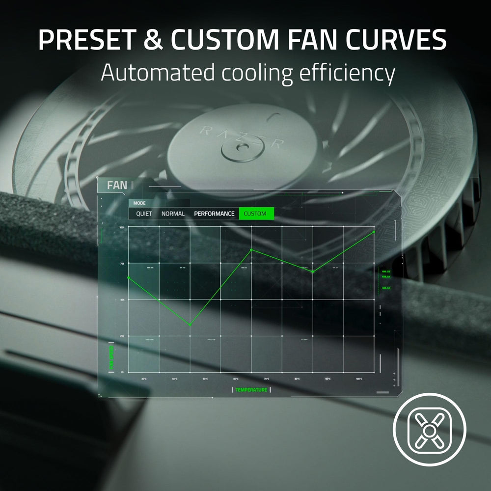 Razer cooling pad frames and magnets showing adjustable fit for different laptops
