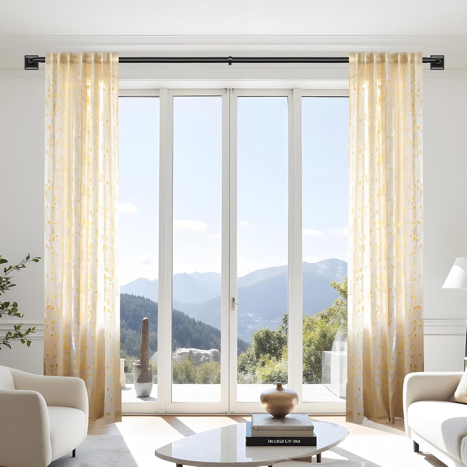 RBYCOS textura mate negro del barral para aspecto elegante