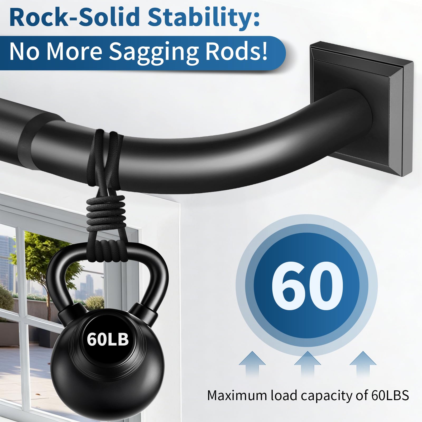 RBYCOS tornillos y anclajes incluidos para instalación segura
